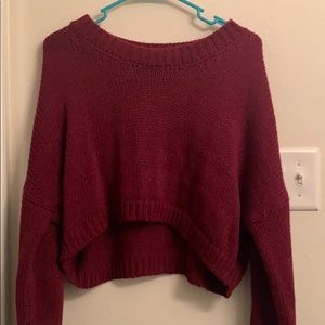 Maroon sweater